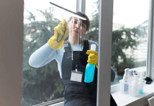 Nettoyage de vitres intérieures et extérieures à Cravans